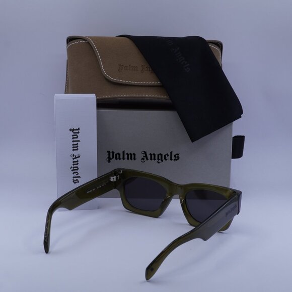 Palm Angels PERI089 BODIE 5907 Square Sunglasses - Light Green/Dark Grey - Picture 9 of 9